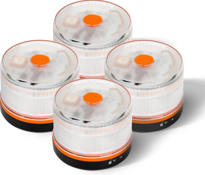 ✨Último día 70% de descuento | Luz de emergencia DarkFairy V16⚠️ Certificación DGT, grado de protección IP54, base magnética